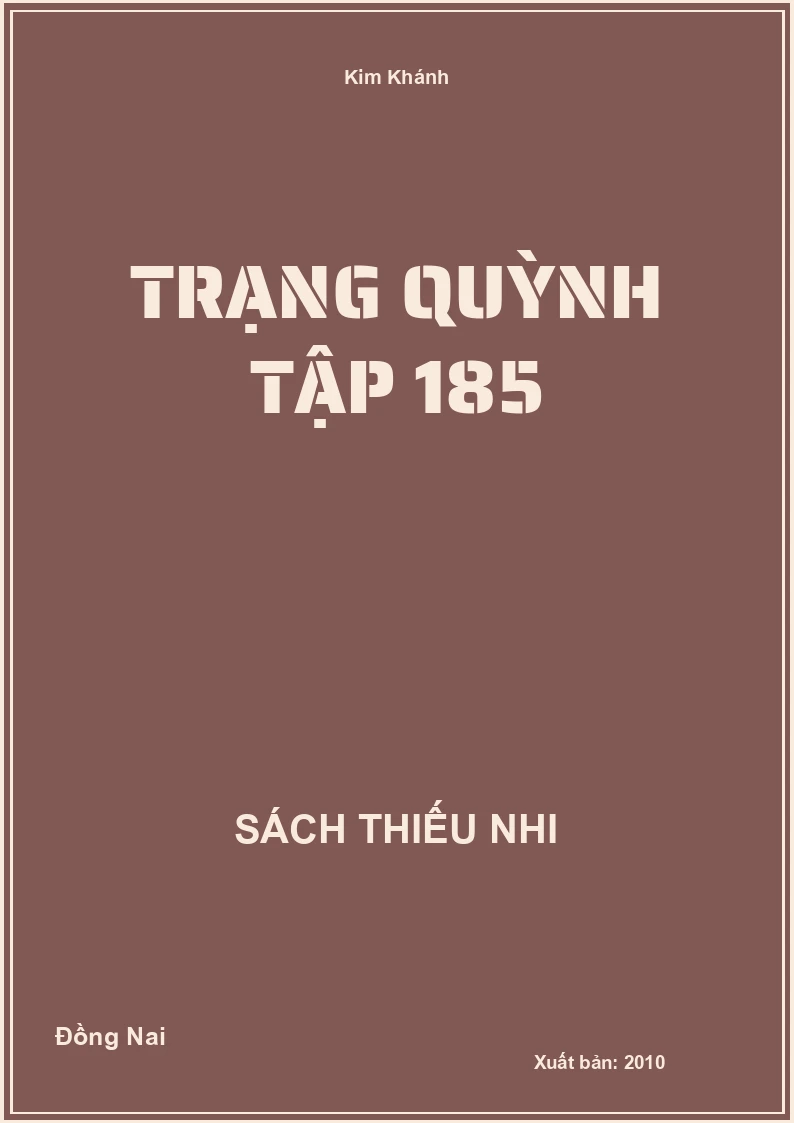 Trạng Quỳnh Tập 185