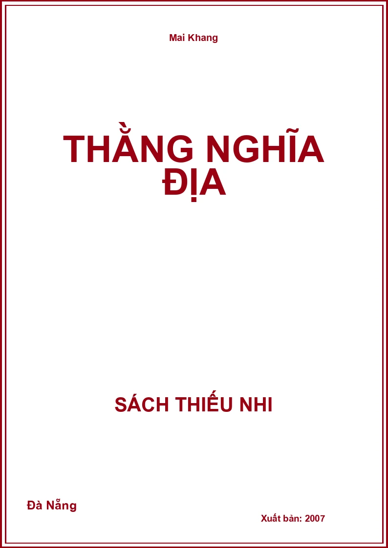 Thằng Nghĩa Địa
