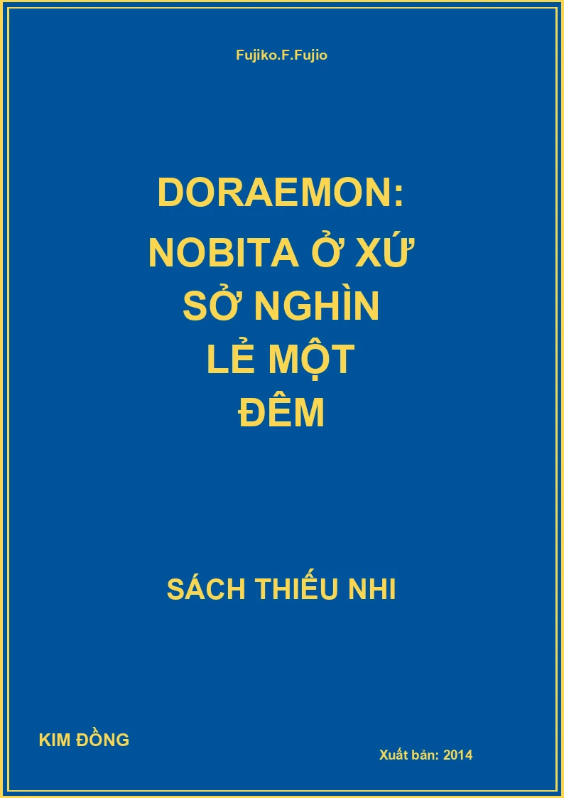 Doraemon: Nobita Ở Xứ Sở Nghìn Lẻ Một Đêm