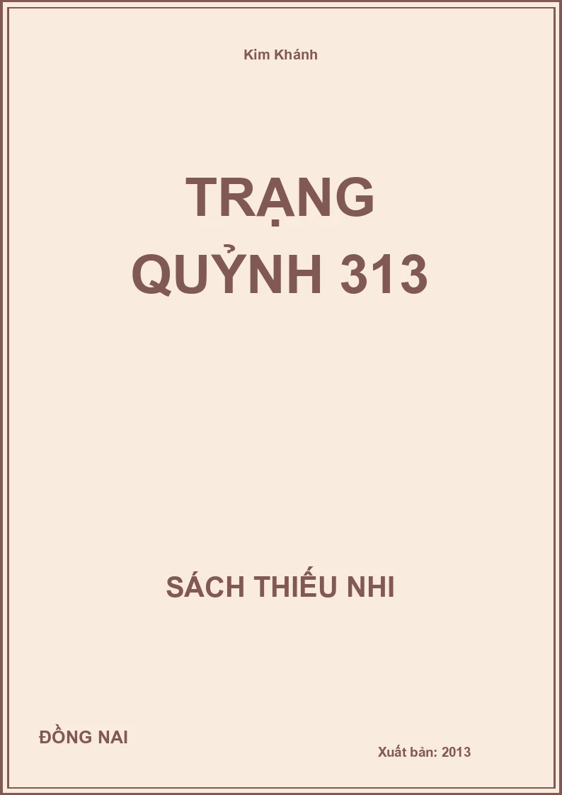 Trạng Quỷnh 313