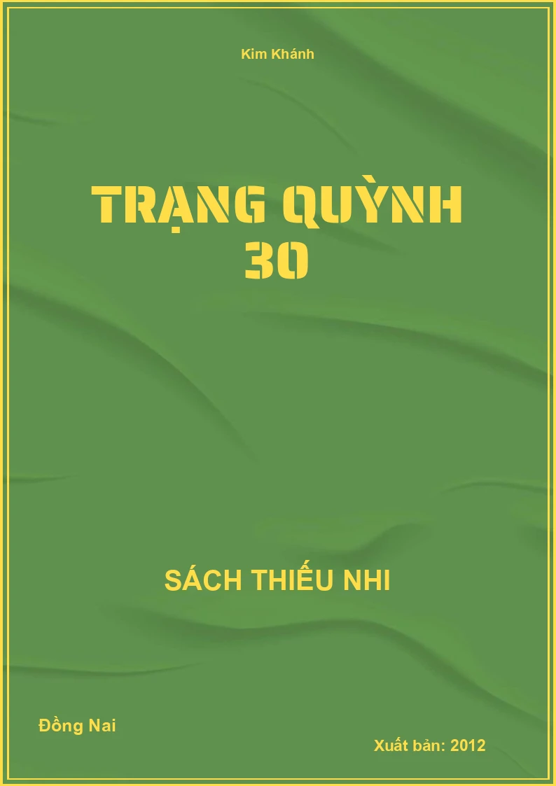 Trạng Quỳnh 30