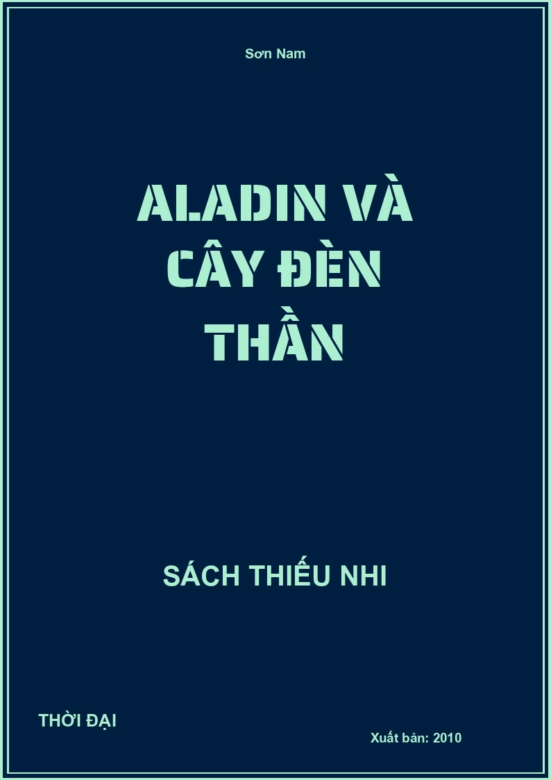 Aladin Và Cây Đèn Thần