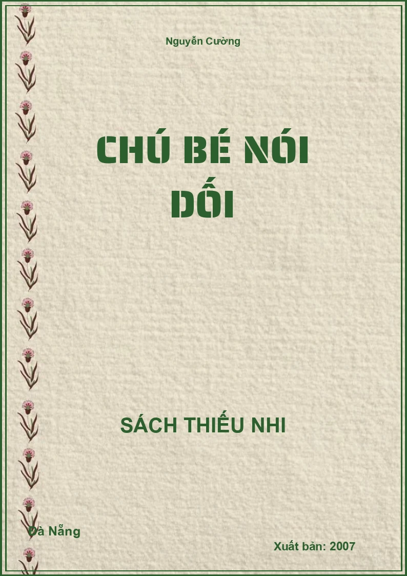 Chú Bé Nói Dối