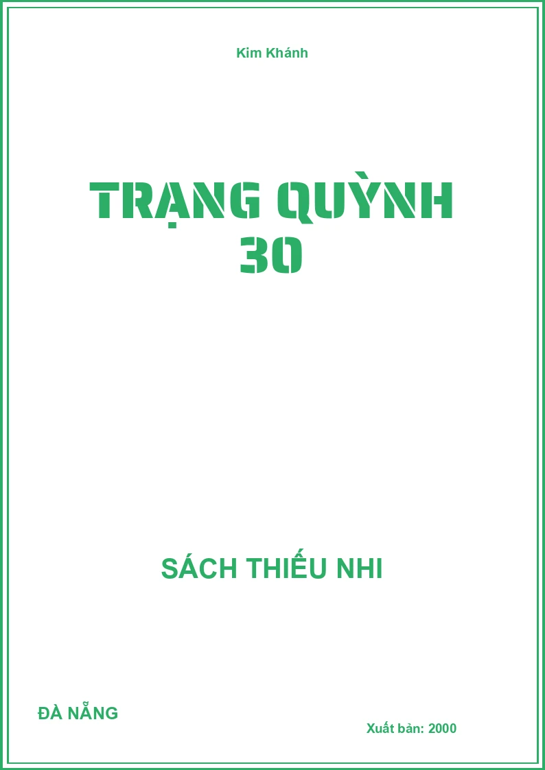 Trạng Quỳnh 30