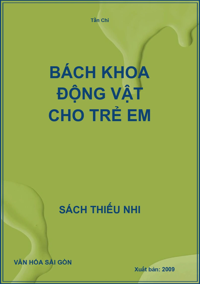 Bách Khoa Động Vật Cho Trẻ Em