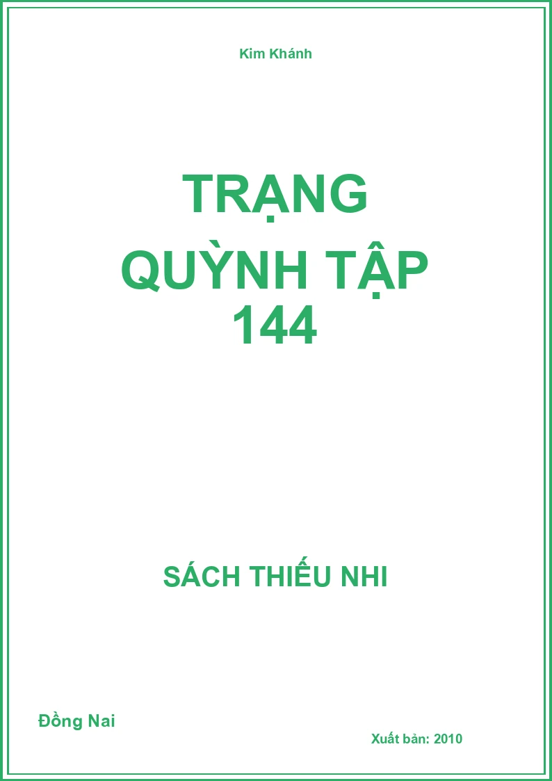 Trạng Quỳnh Tập 144