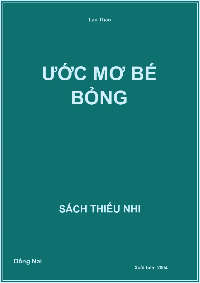 Ước Mơ Bé Bỏng