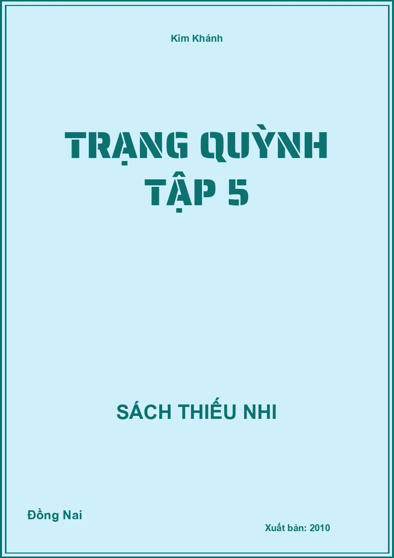 Trạng Quỳnh Tập 5