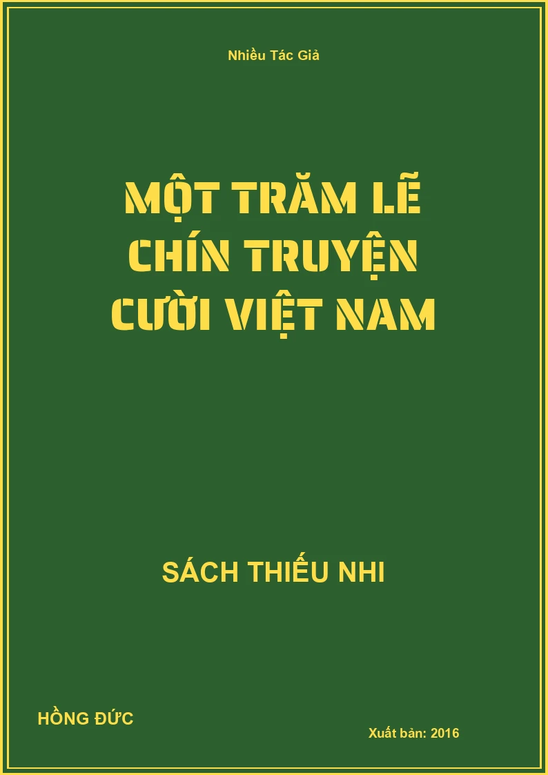 Một Trăm Lẽ Chín Truyện Cười Việt Nam