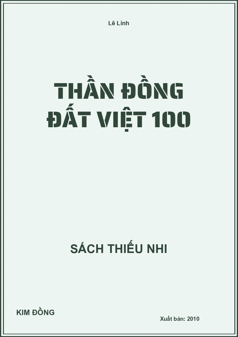 Thần Đồng Đất Việt 100