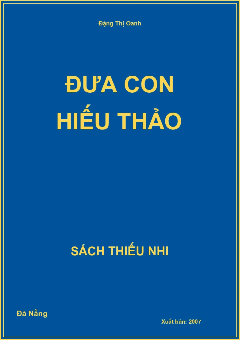Đứa Con Hiếu Thảo