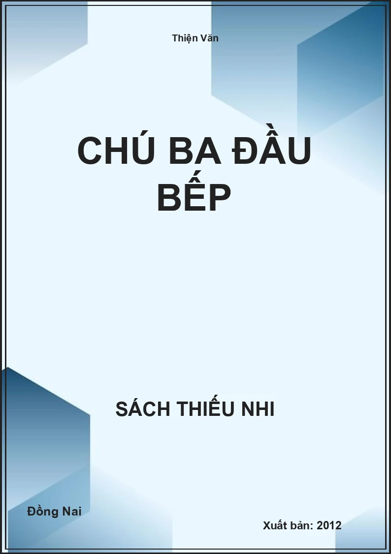Chú Ba Đầu Bếp