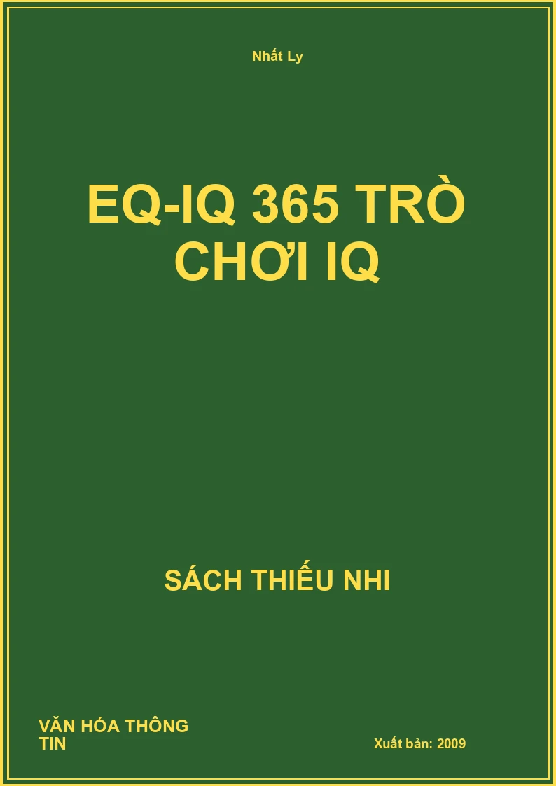 Eq-Iq 365 Trò Chơi Iq
