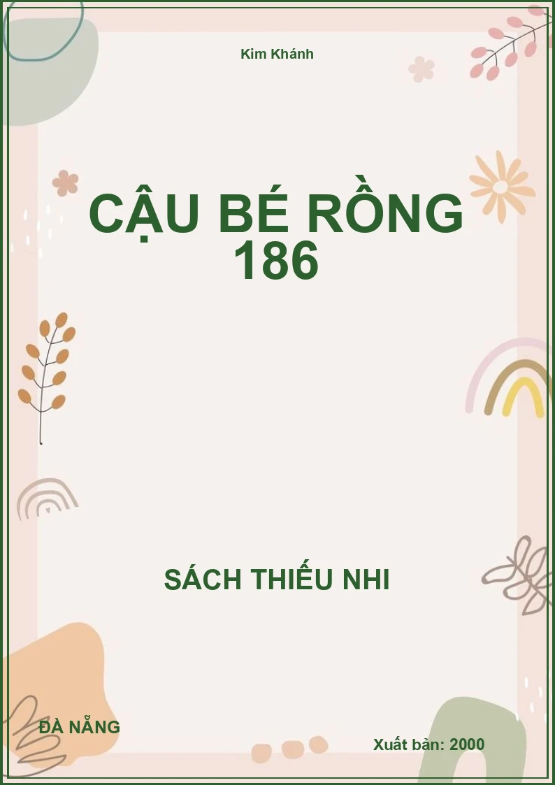 Cậu Bé Rồng 186