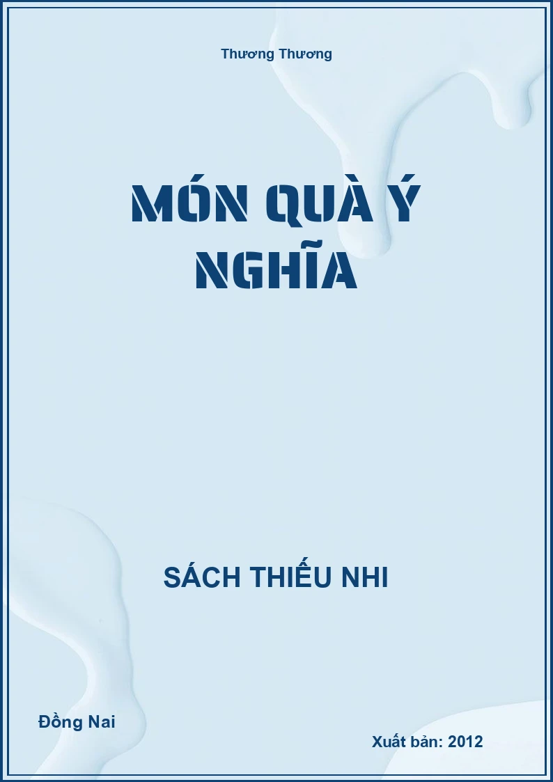 Món Quà Ý Nghĩa