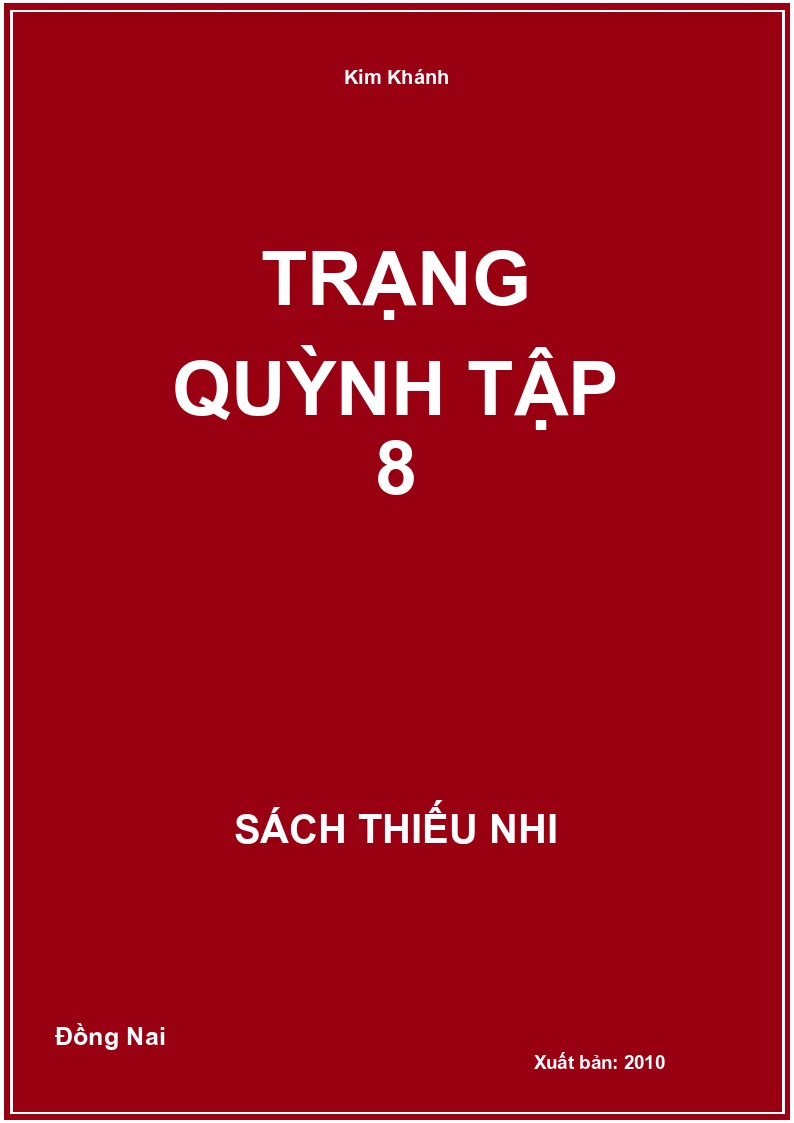 Trạng Quỳnh Tập 8