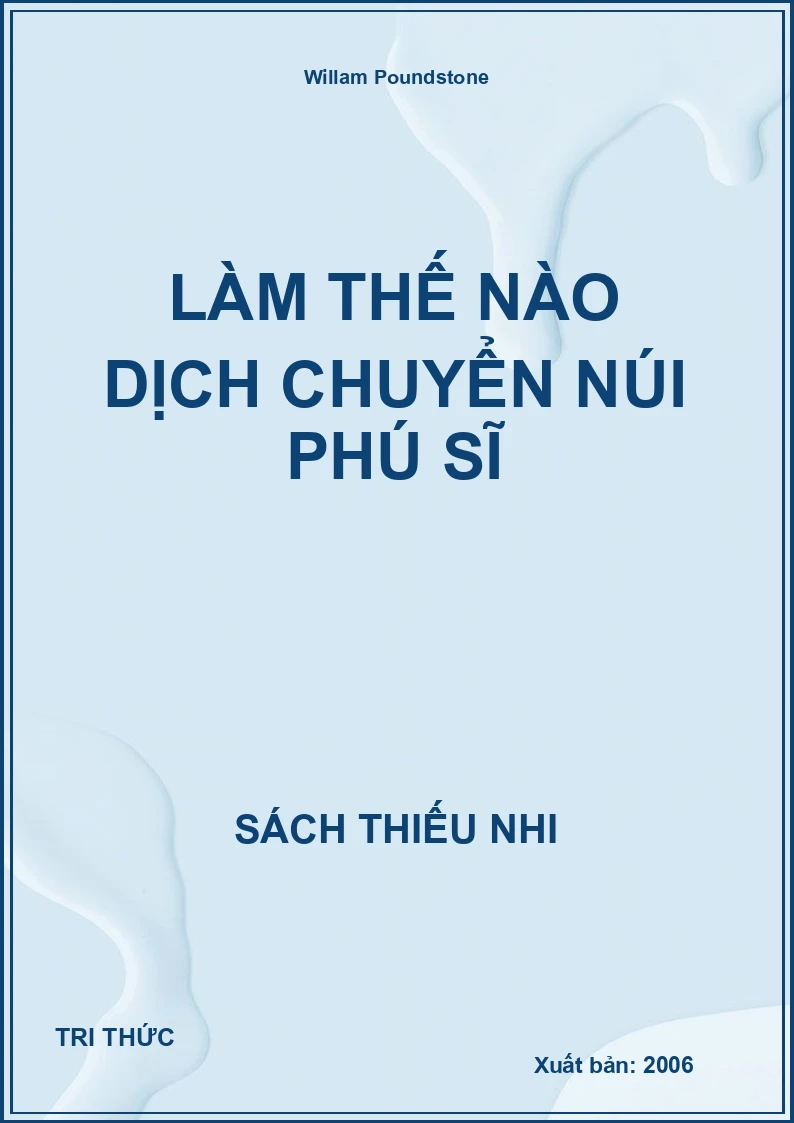 Làm Thế Nào Dịch Chuyển Núi Phú Sĩ