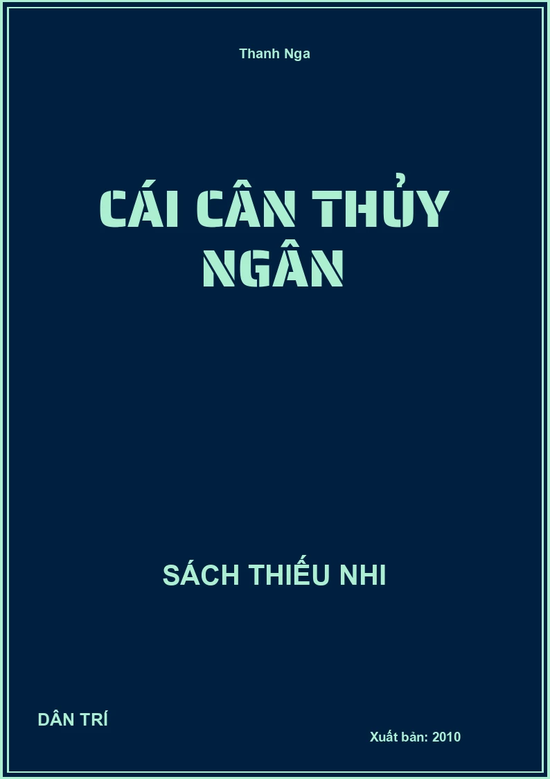 Cái Cân Thủy Ngân
