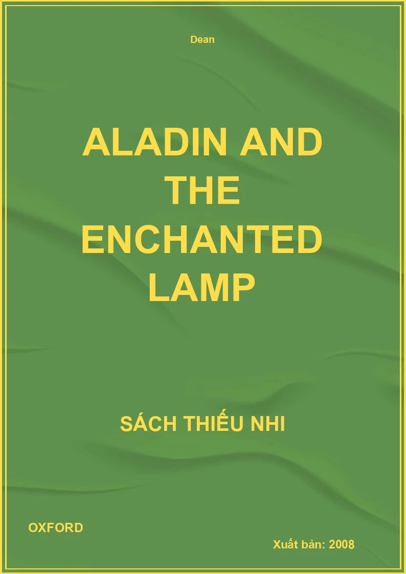 Aladin And The Enchanted Lamp
