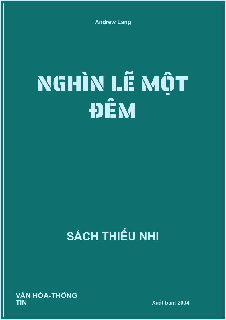Nghìn Lẽ Một Đêm