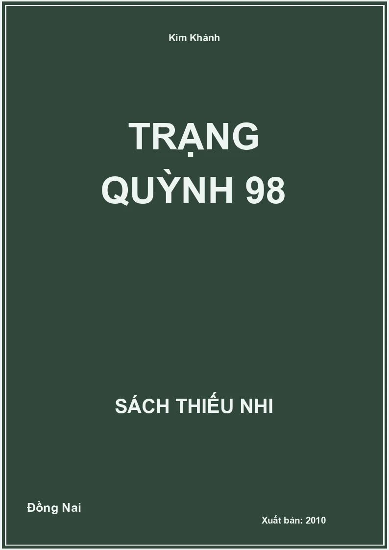 Trạng Quỳnh 98