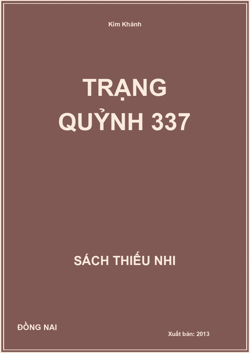 Trạng Quỷnh 337