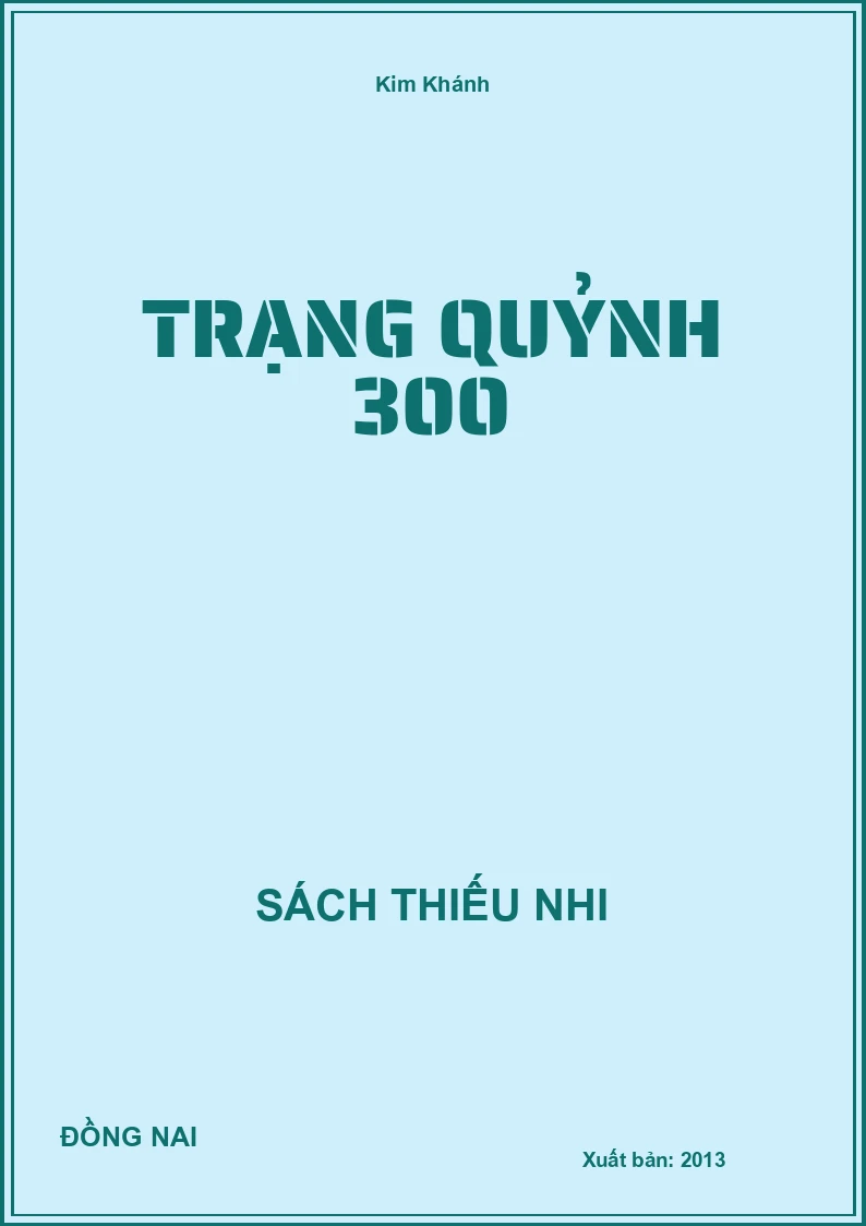 Trạng Quỷnh 300