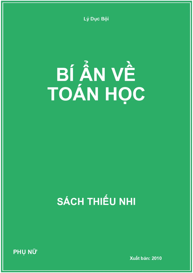 Bí Ẩn Về Toán Học