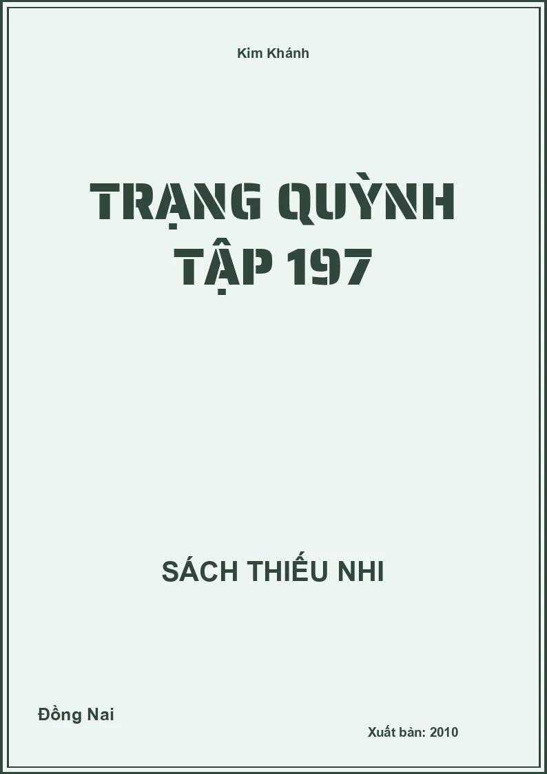 Trạng Quỳnh Tập 197