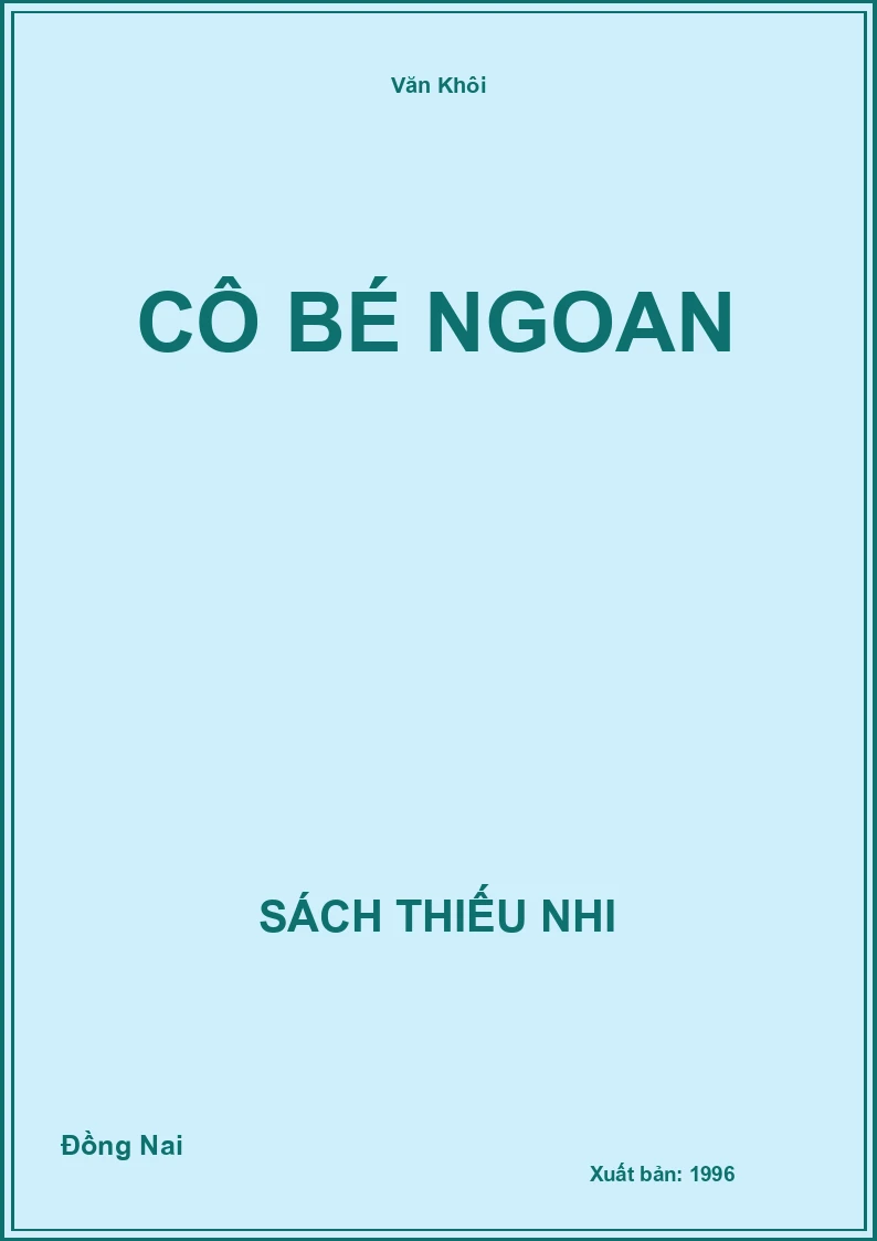 Cô Bé Ngoan