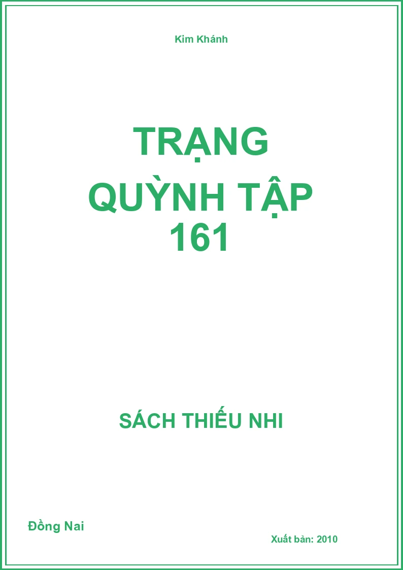 Trạng Quỳnh Tập 161