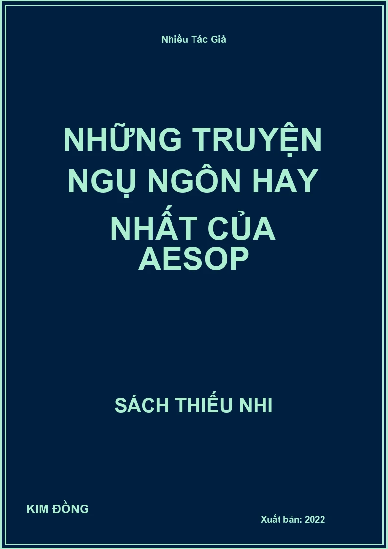 Những Truyện Ngụ Ngôn Hay Nhất Của Aesop