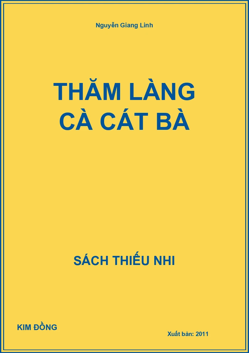Thăm Làng Cà Cát Bà