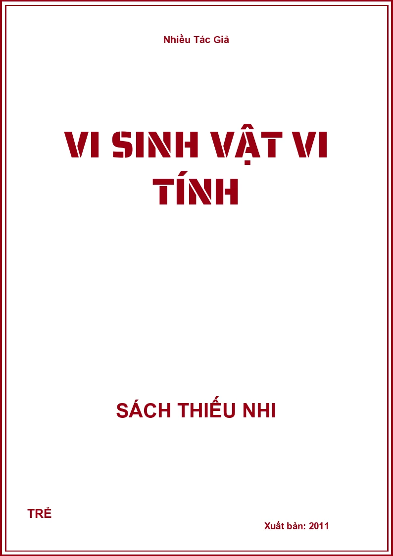Vi Sinh Vật Vi Tính