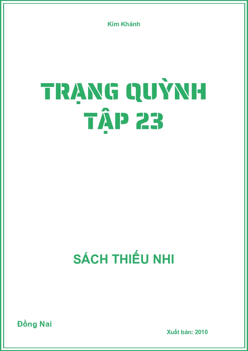 Trạng Quỳnh Tập 23