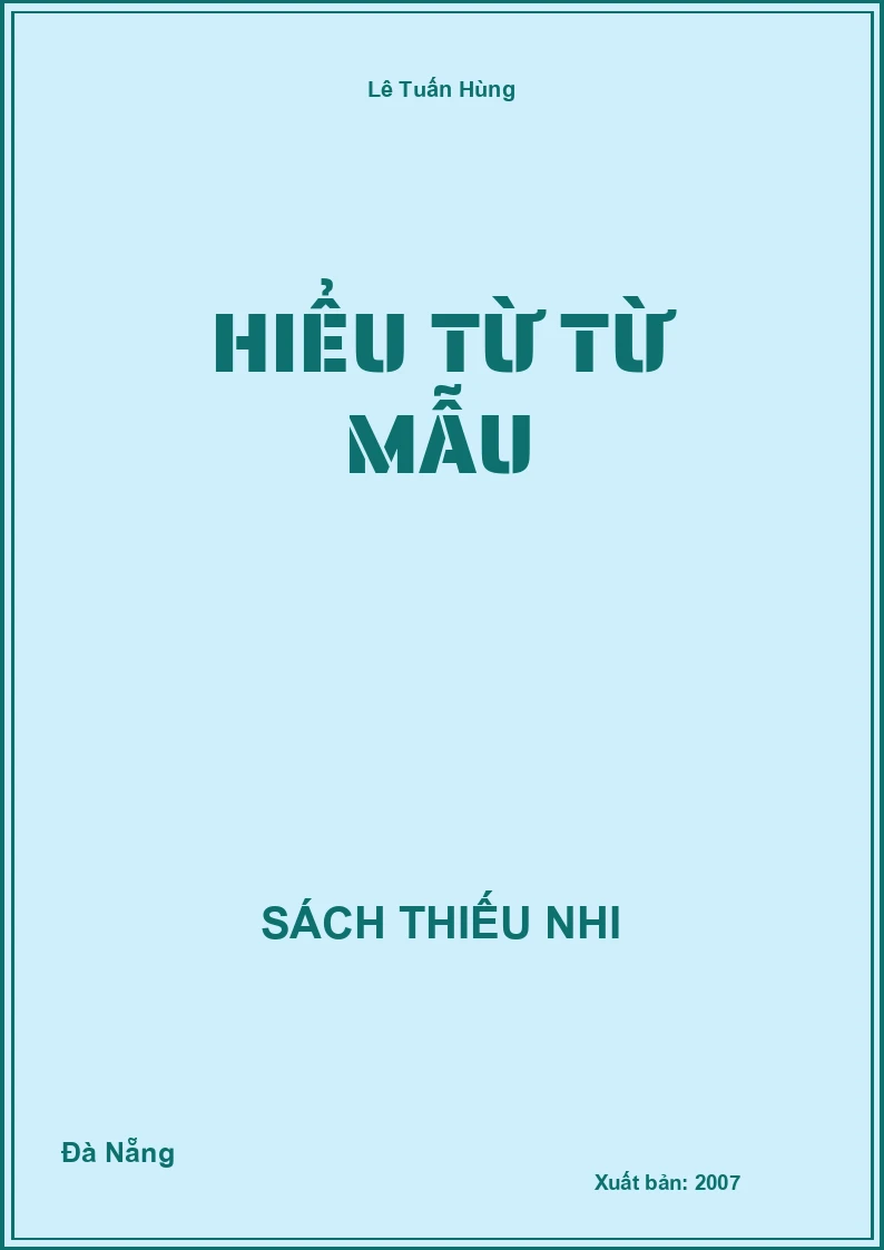Hiểu Từ Từ Mẫu