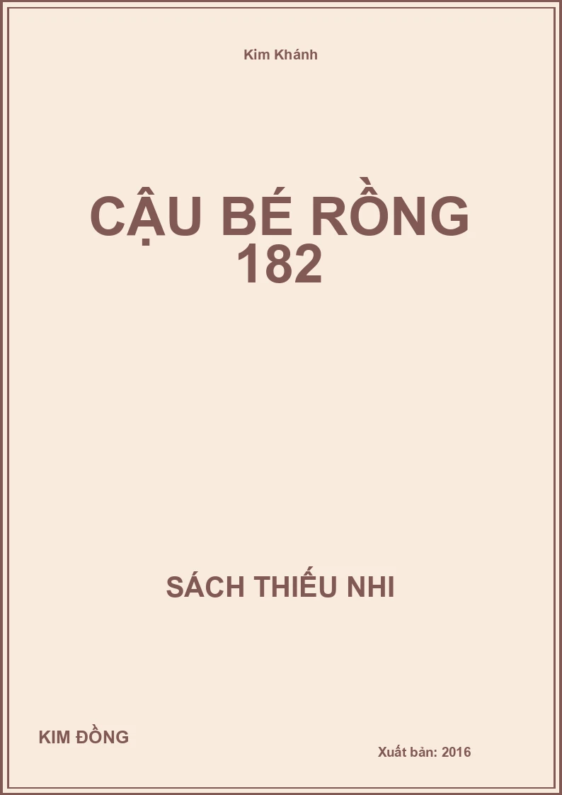 Cậu Bé Rồng 182