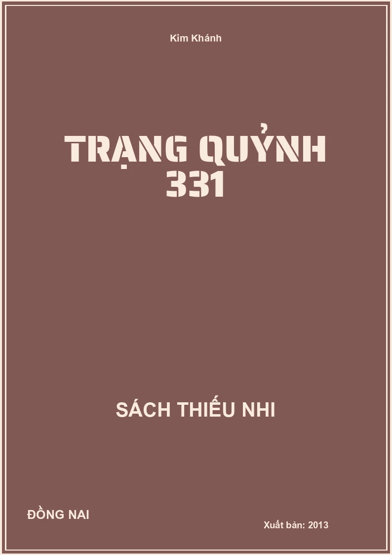 Trạng Quỷnh 331