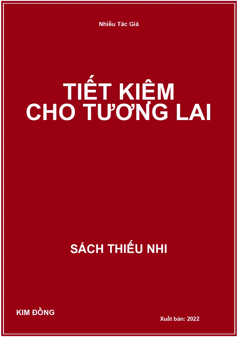 Tiết Kiệm Cho Tương Lai