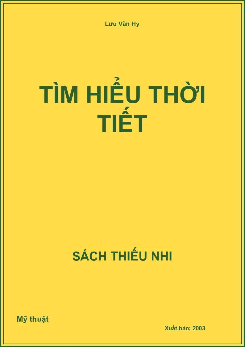 Tìm Hiểu Thời Tiết