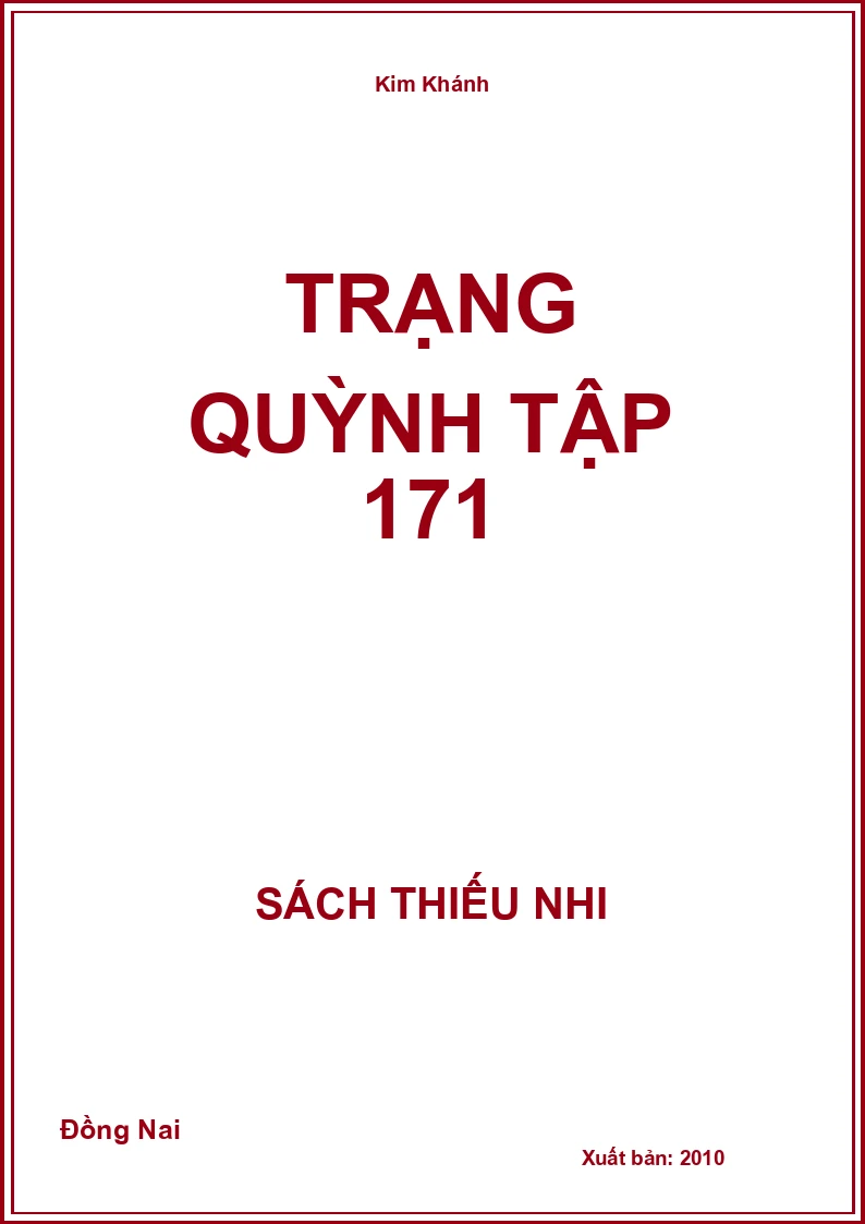 Trạng Quỳnh Tập 171