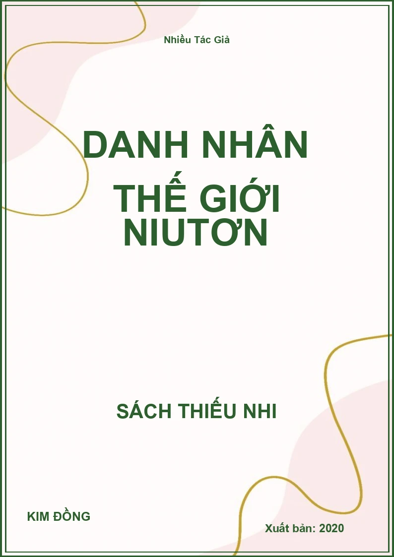 Danh Nhân Thế Giới Niutơn