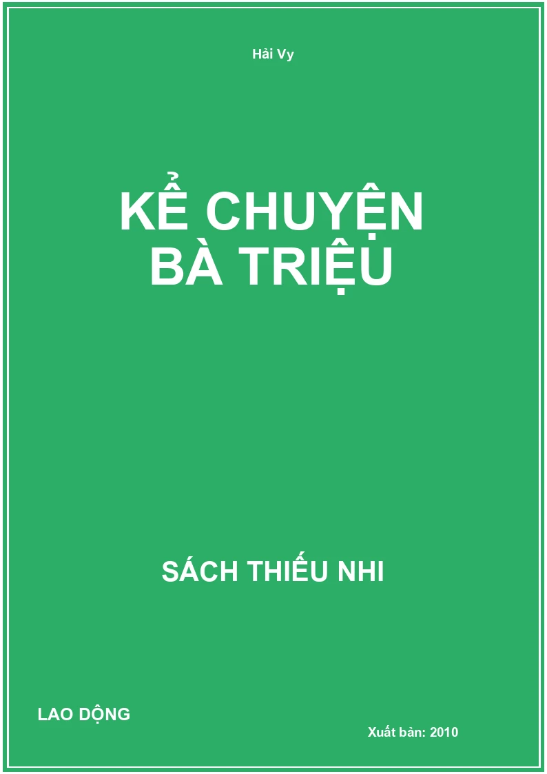 Kể Chuyện Bà Triệu