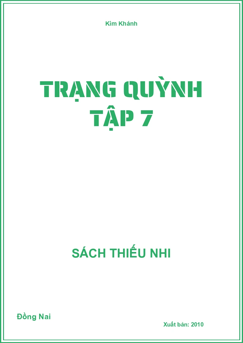 Trạng Quỳnh Tập 7
