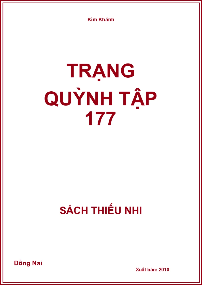 Trạng Quỳnh Tập 177