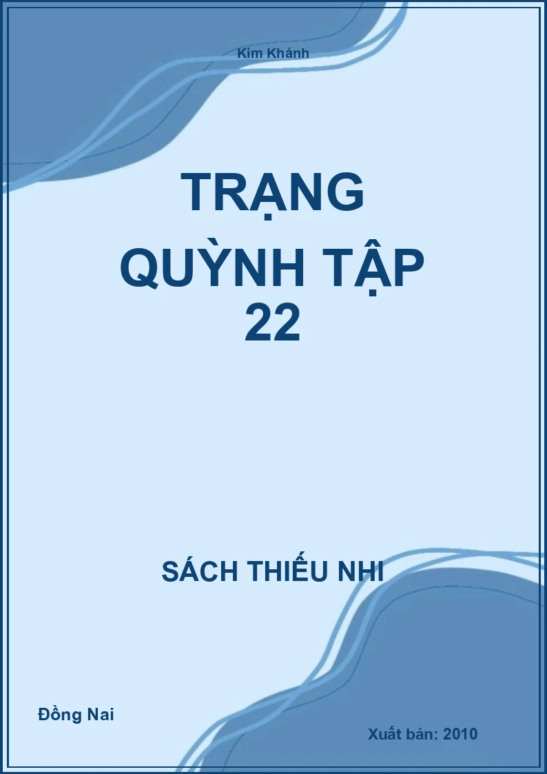 Trạng Quỳnh Tập 22