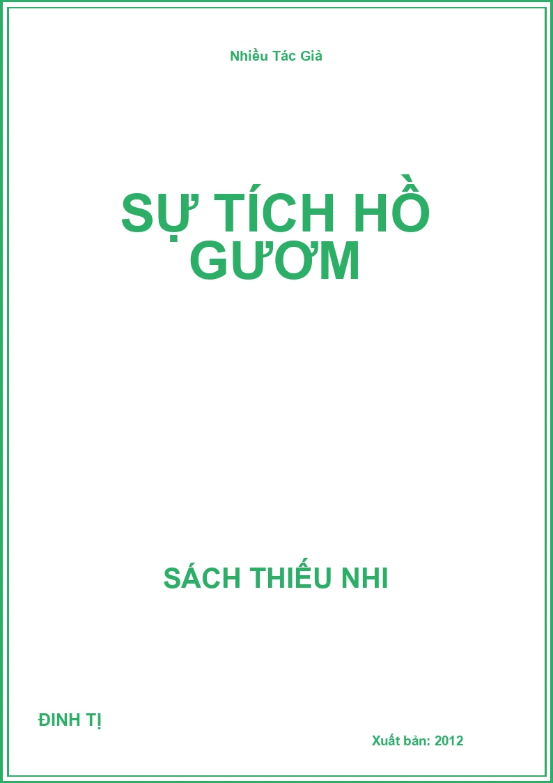 Sự Tích Hồ Gươm