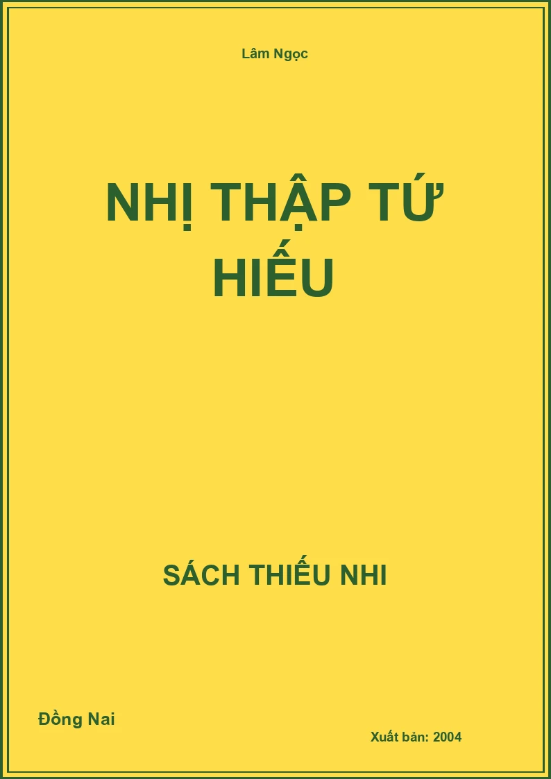 Nhị Thập Tứ Hiếu