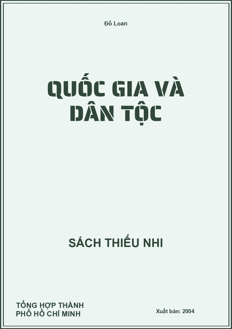 Quốc Gia Và Dân Tộc