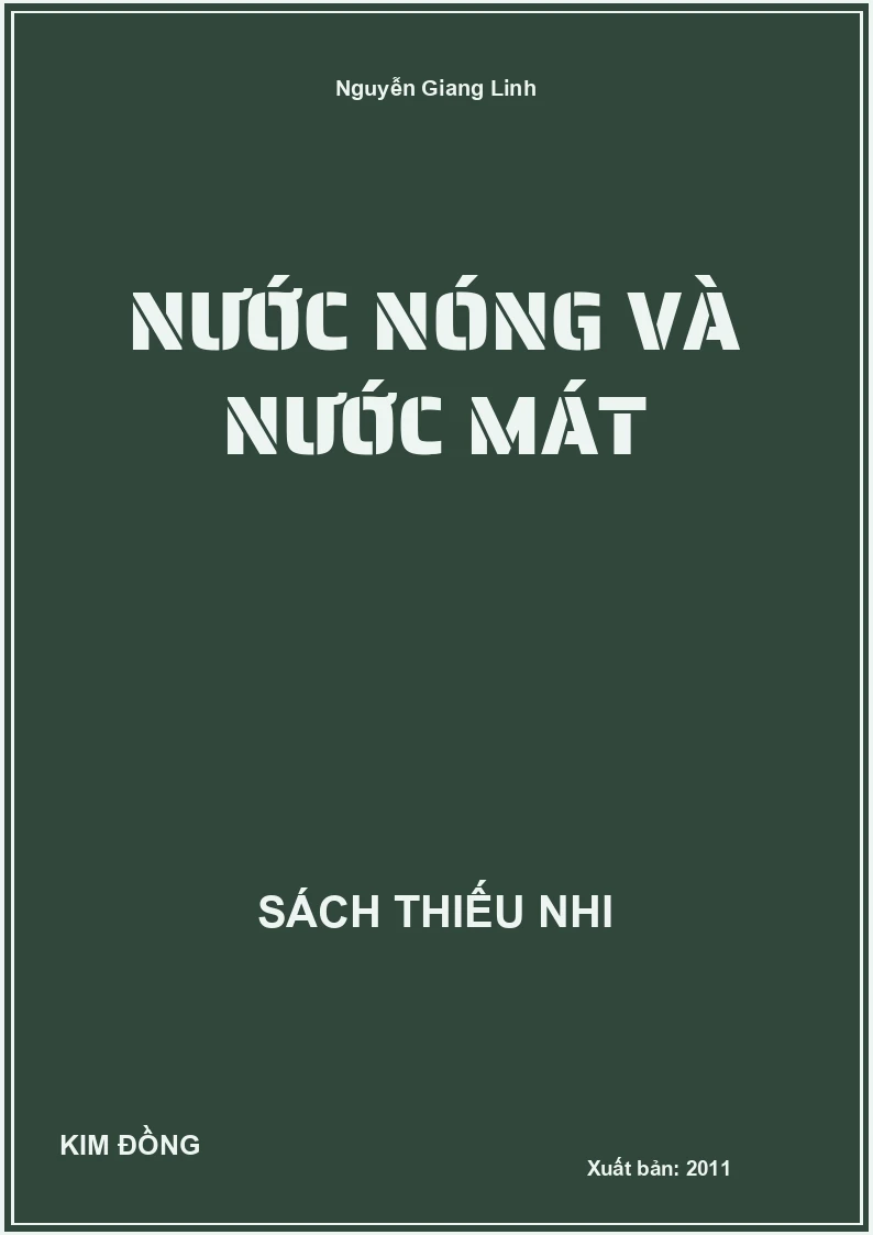 Nước Nóng Và Nước Mát